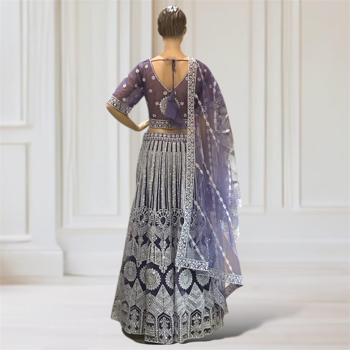 Lehenga + Choli + Scarf