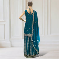 Kurta + Palazzo + Scarf