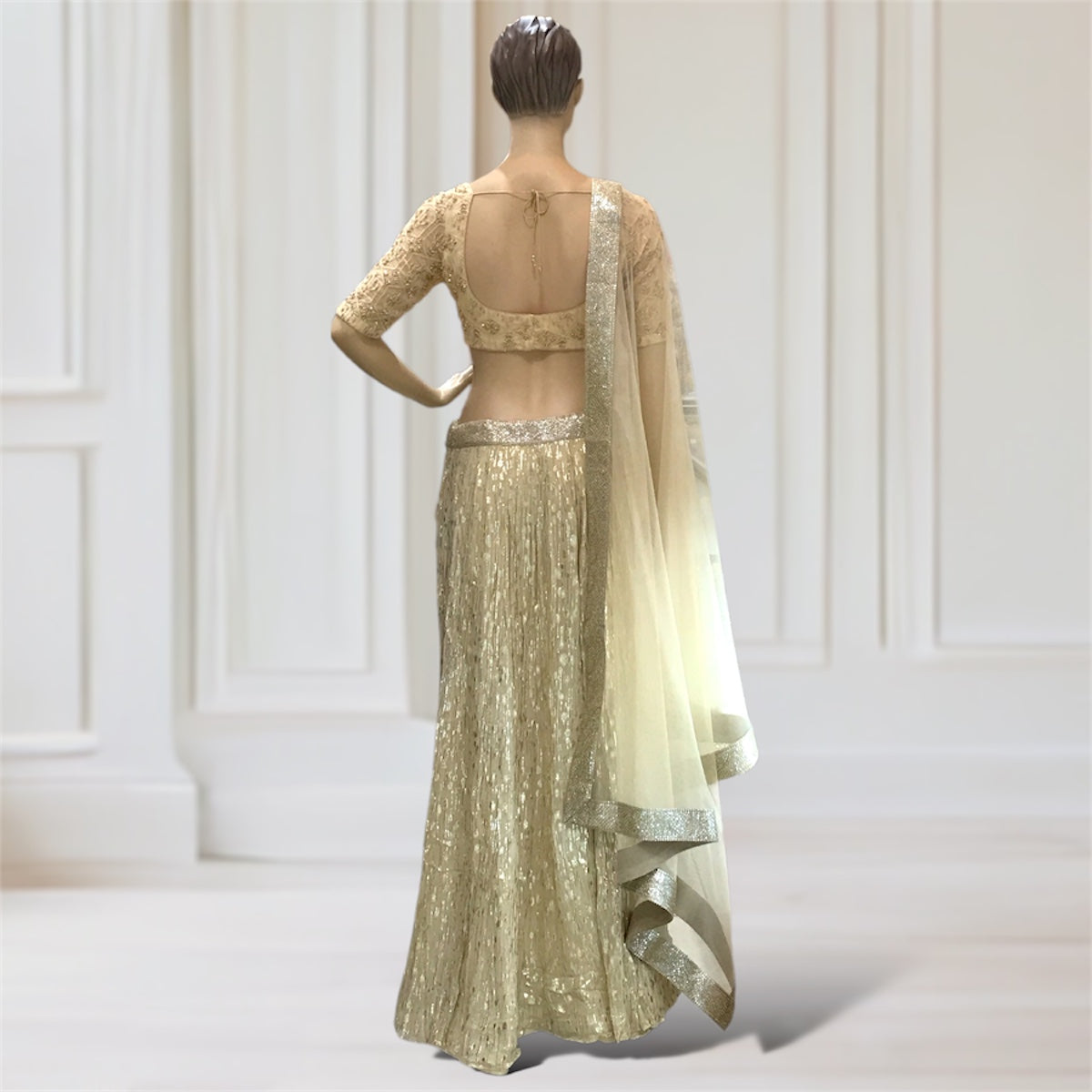 Lehenga + Choli + Scarf