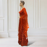 Lehenga + Choli + Scarf