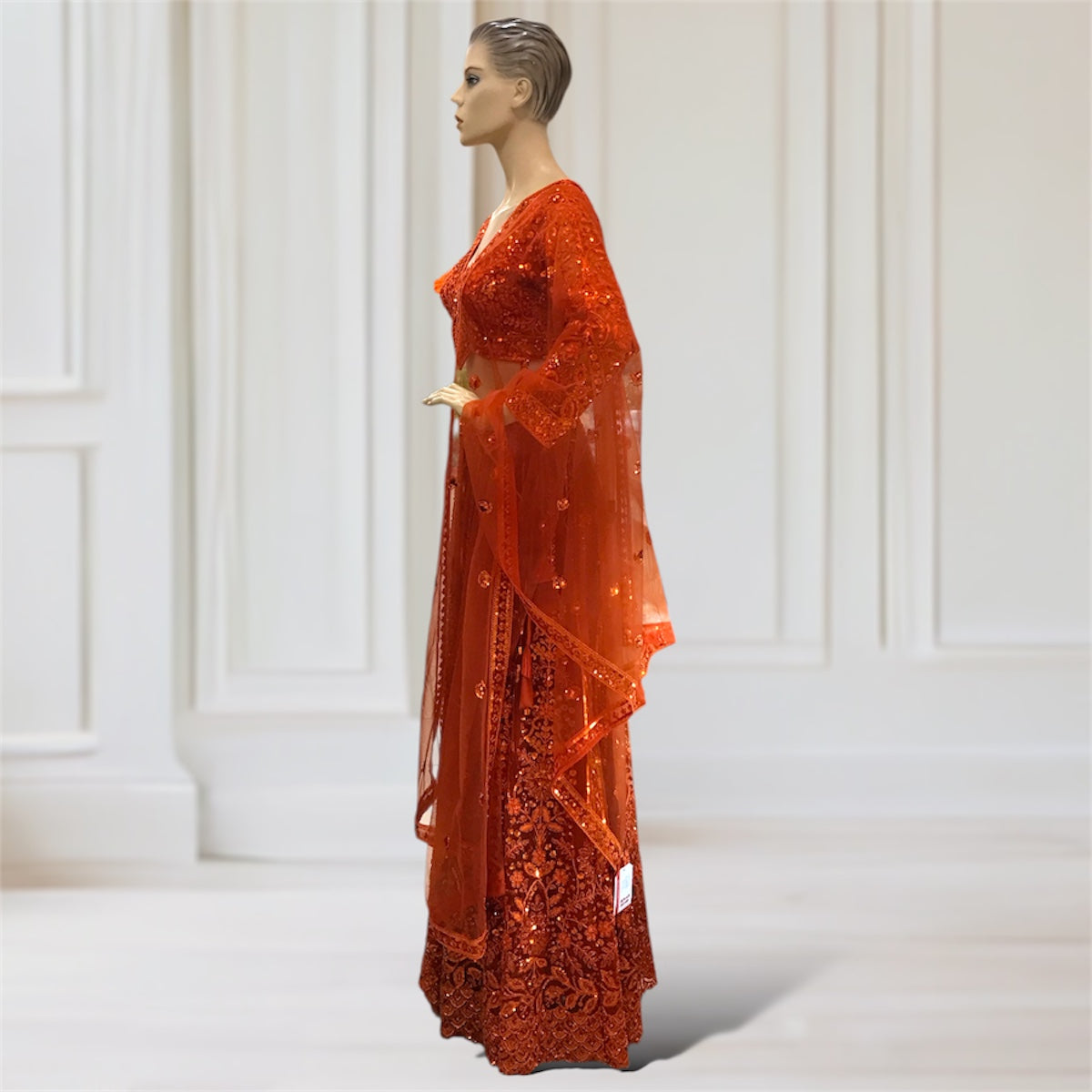 Lehenga + Choli + Scarf