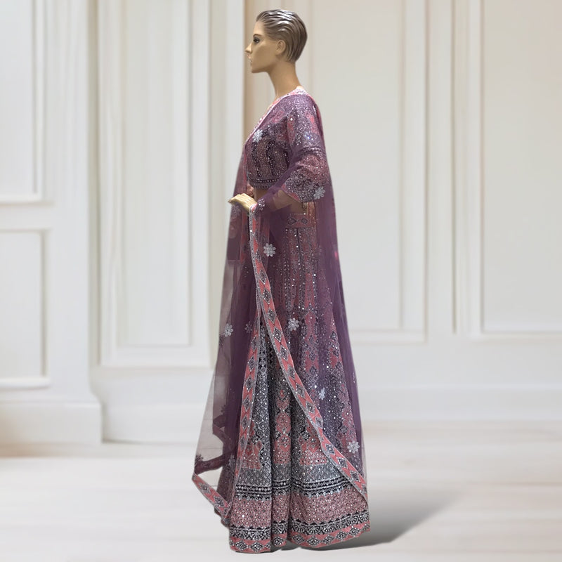 Lehenga + Choli + Scarf