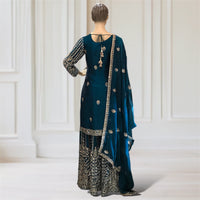 Kurta + Palazzo + Scarf
