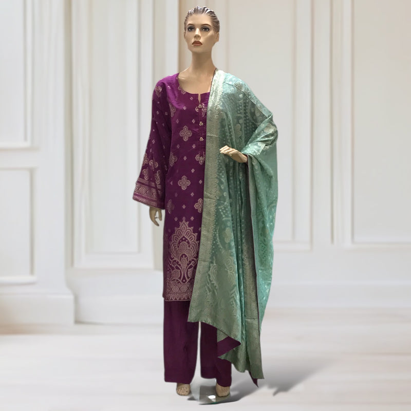 Kurta + Trouser + Scarf