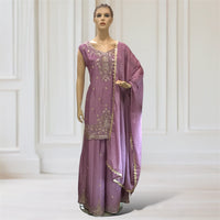 Kurta + Palazzo + Scarf