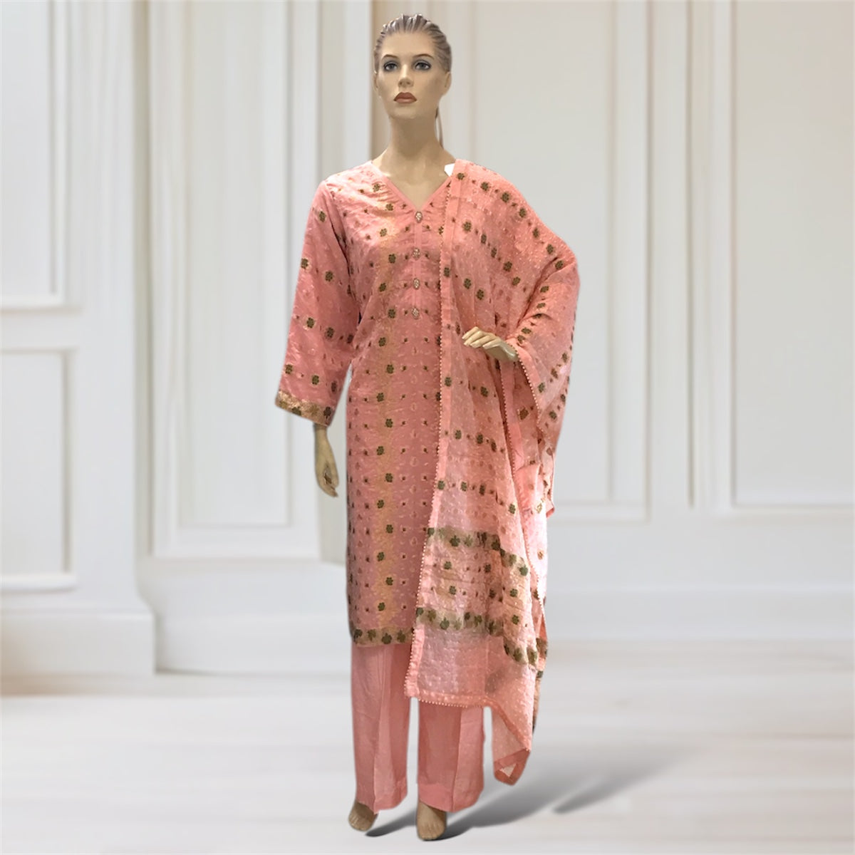 Kurta + Trouser + Scarf