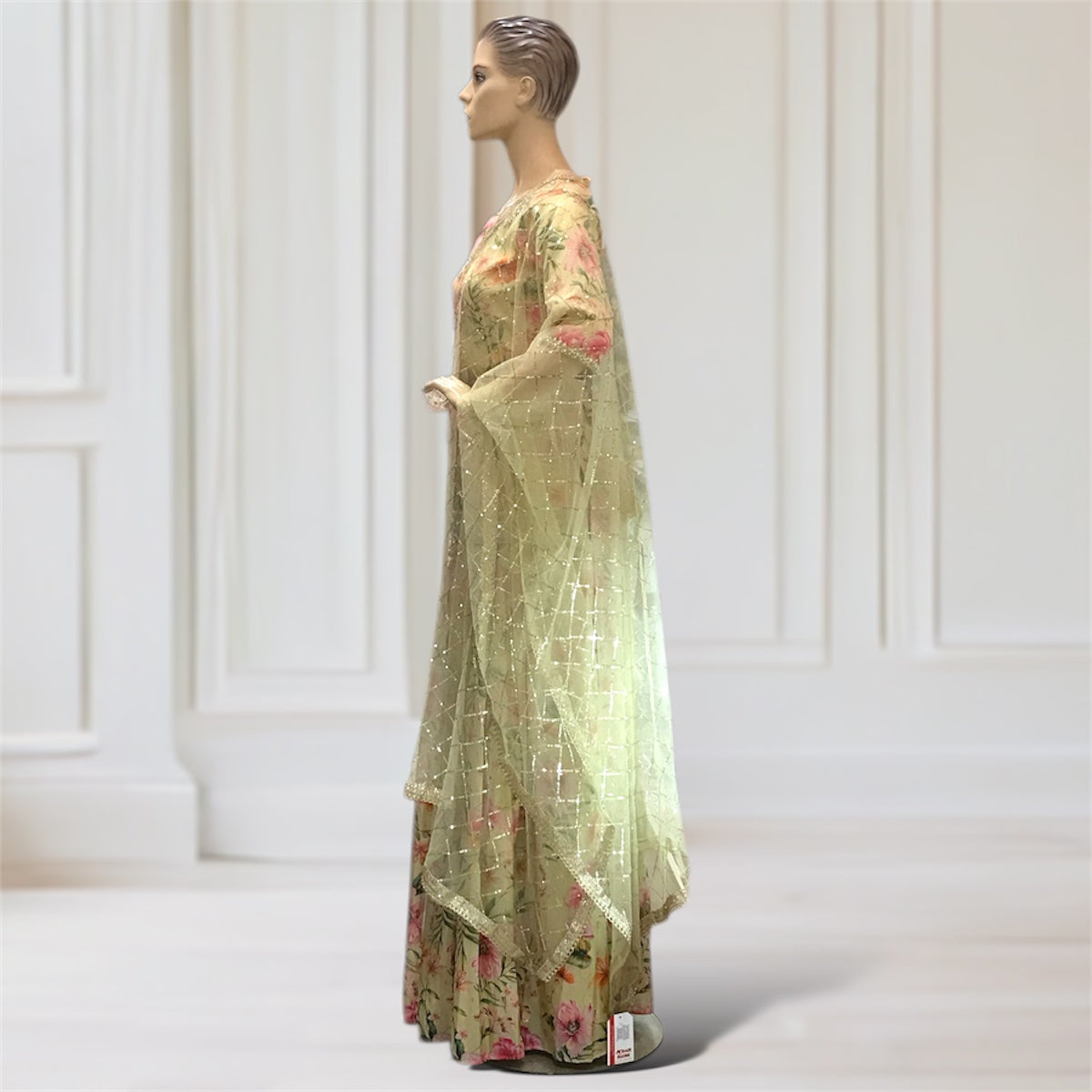 Lehenga + Choli + Scarf