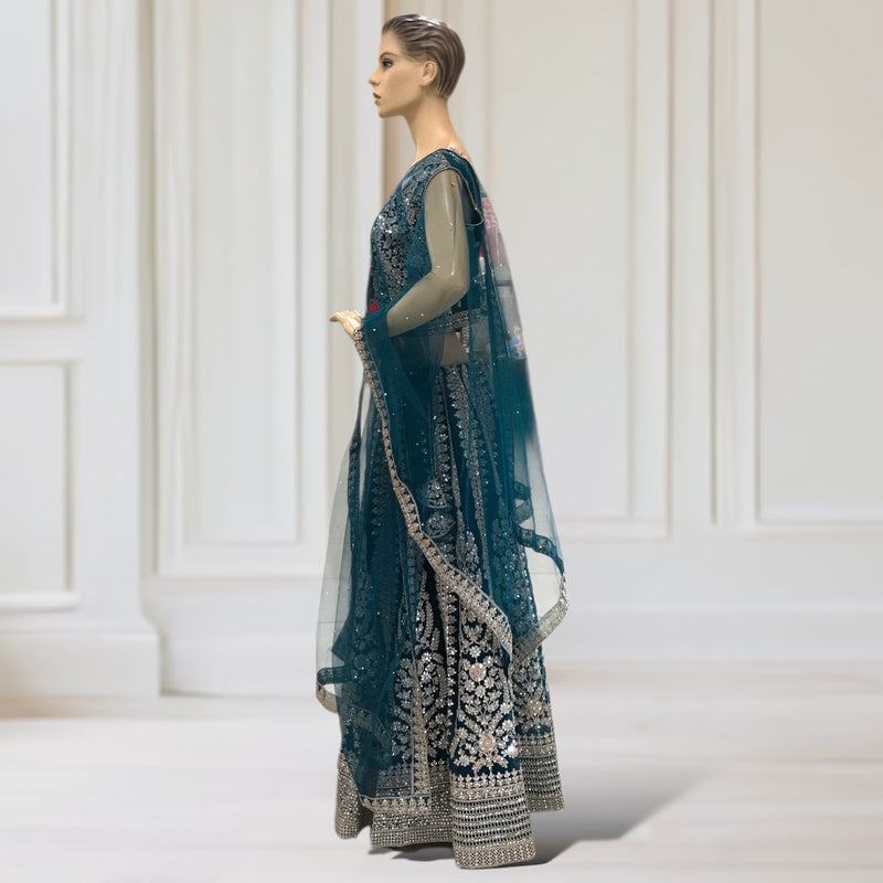 Lehenga + Choli + scarf