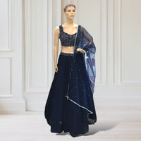 Lehenga + Choli + scarf