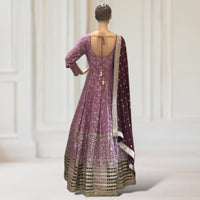 Anarkali Gown + Scarf