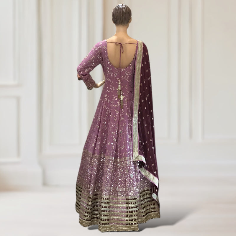 Anarkali Gown + Scarf