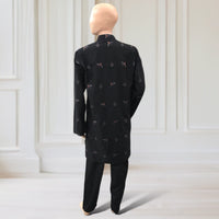 Kurta + Trouser + Vest (Hand Emb)