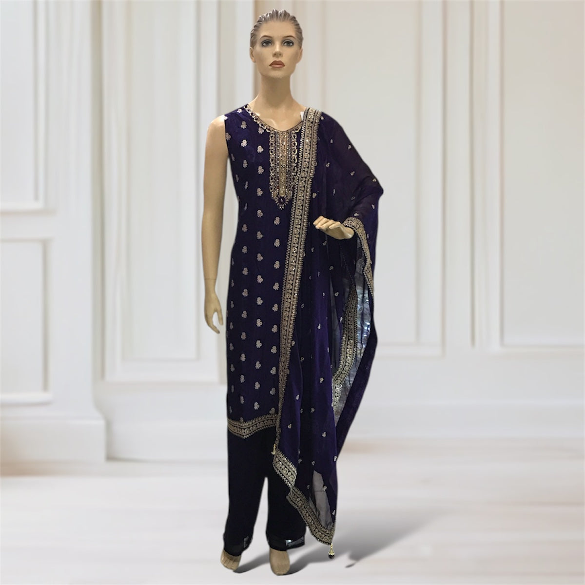 Kurta + Trouser + Scarf