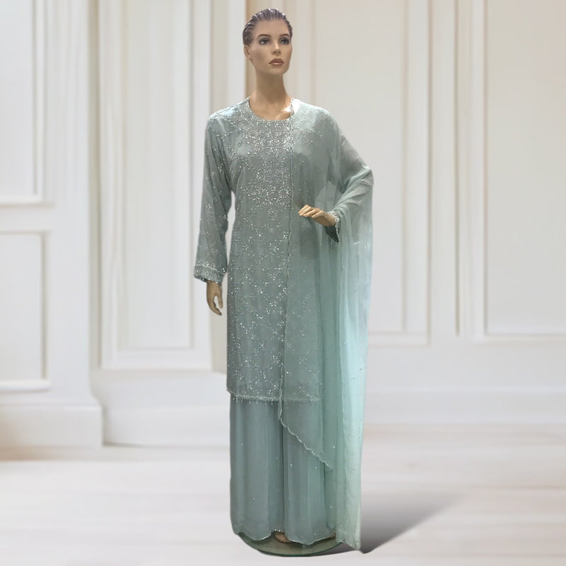 Kurta + Garara + Scarf