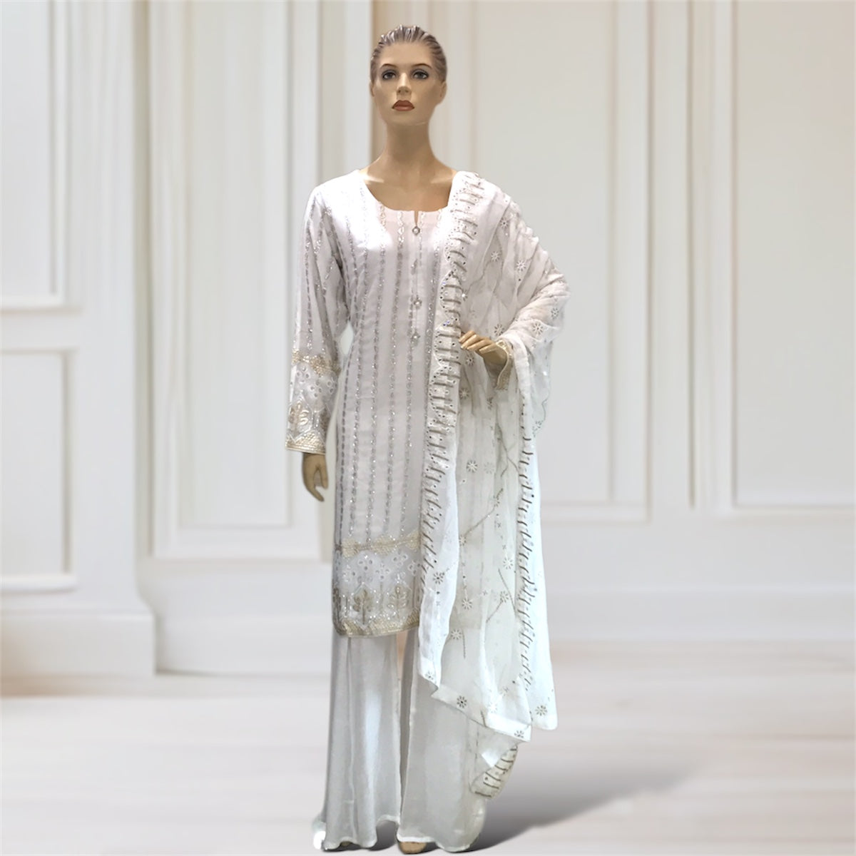 Kurta + Trouser + Scarf