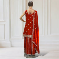 Kurta + Palazzo + Scarf