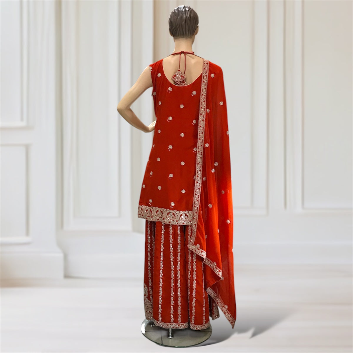 Kurta + Palazzo + Scarf