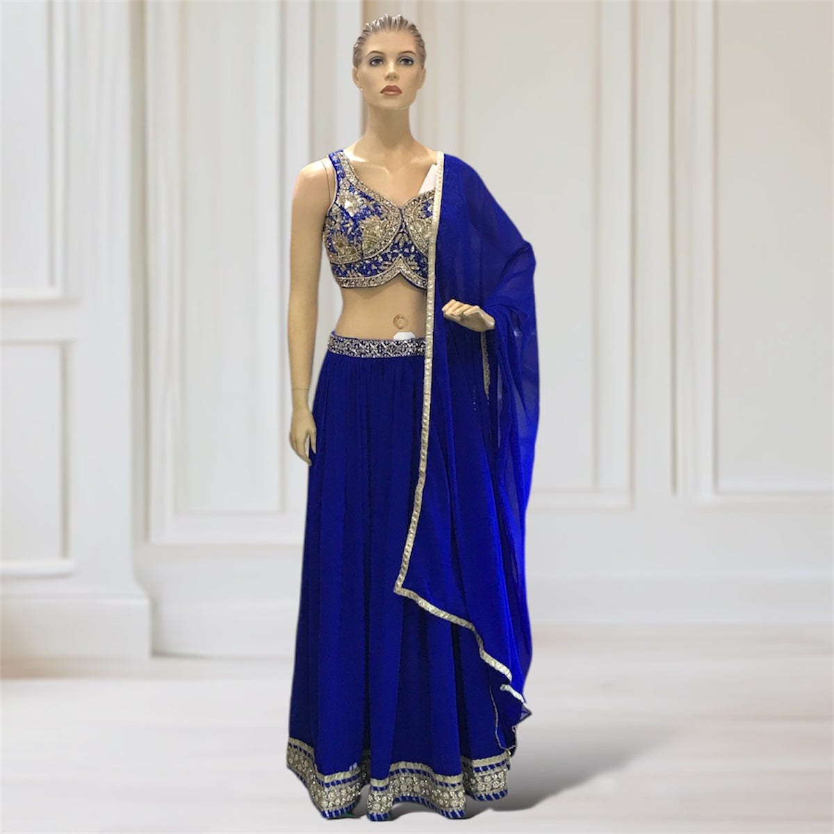 Lehenga + Choli + Scarf