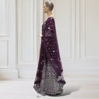 Anarkali Gown + Scarf