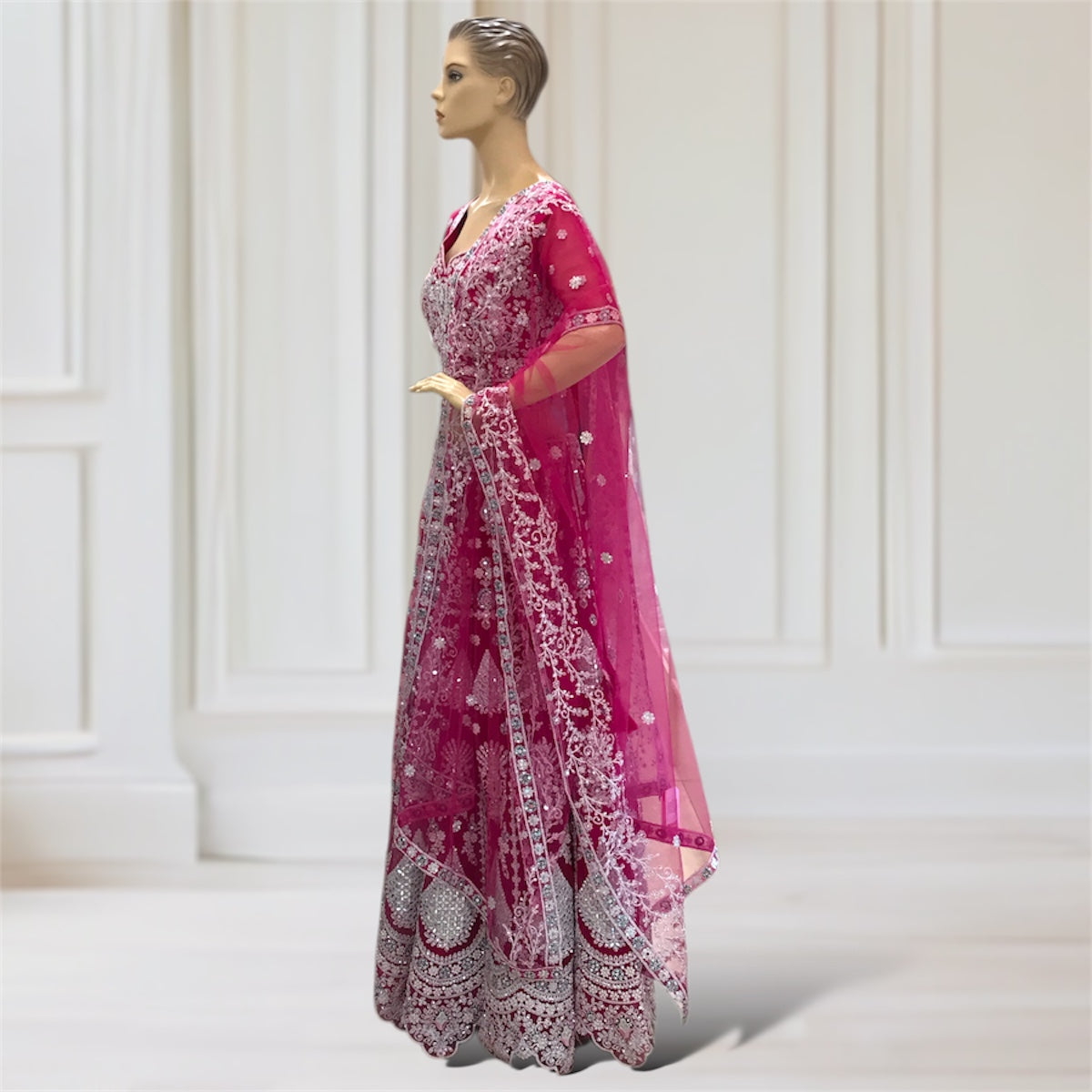 Lehenga + Choli + Scarf