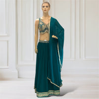 Lehenga + Choli + Scarf