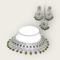 Necklace + Earrings + Tikka