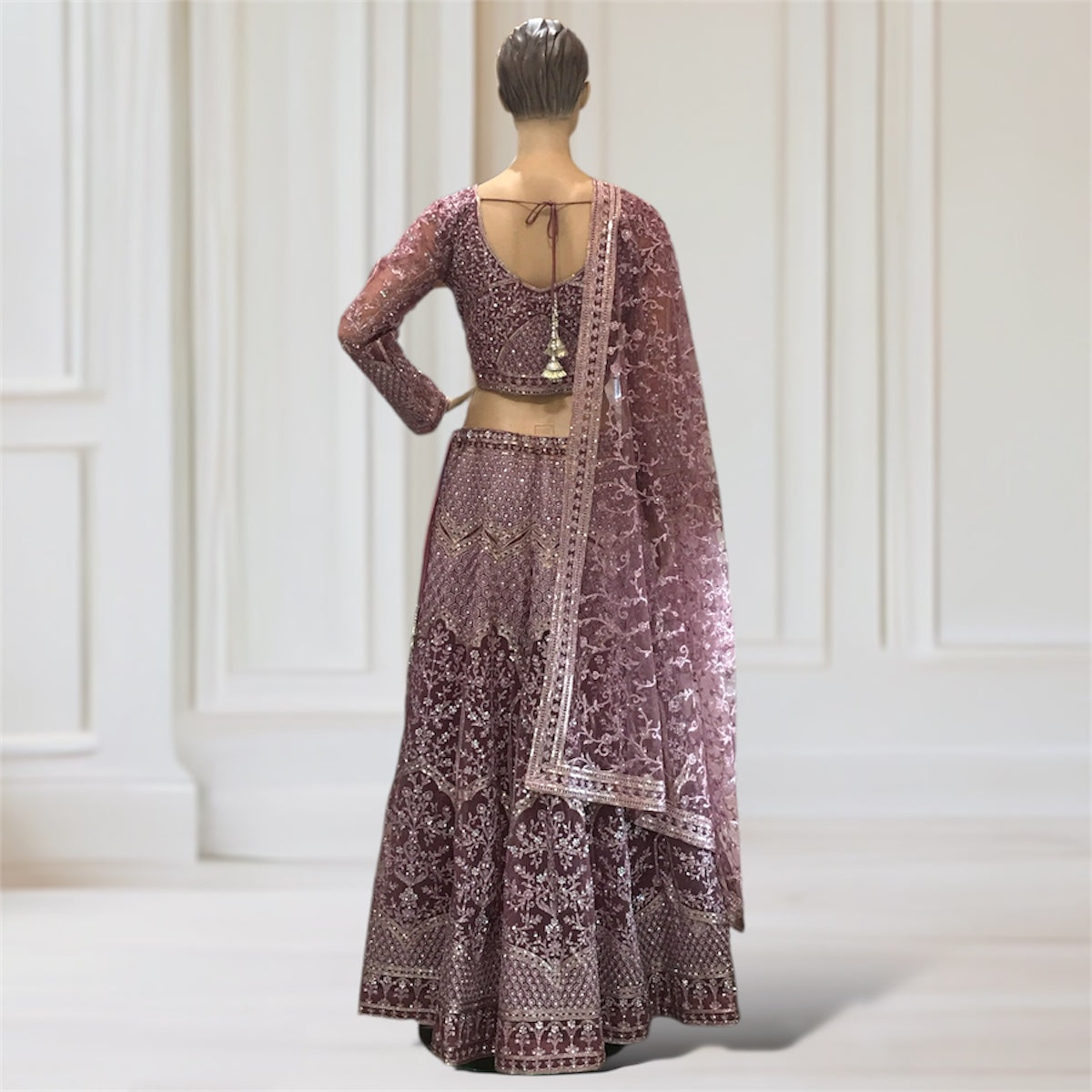 Lehenga + Choli + Scarf