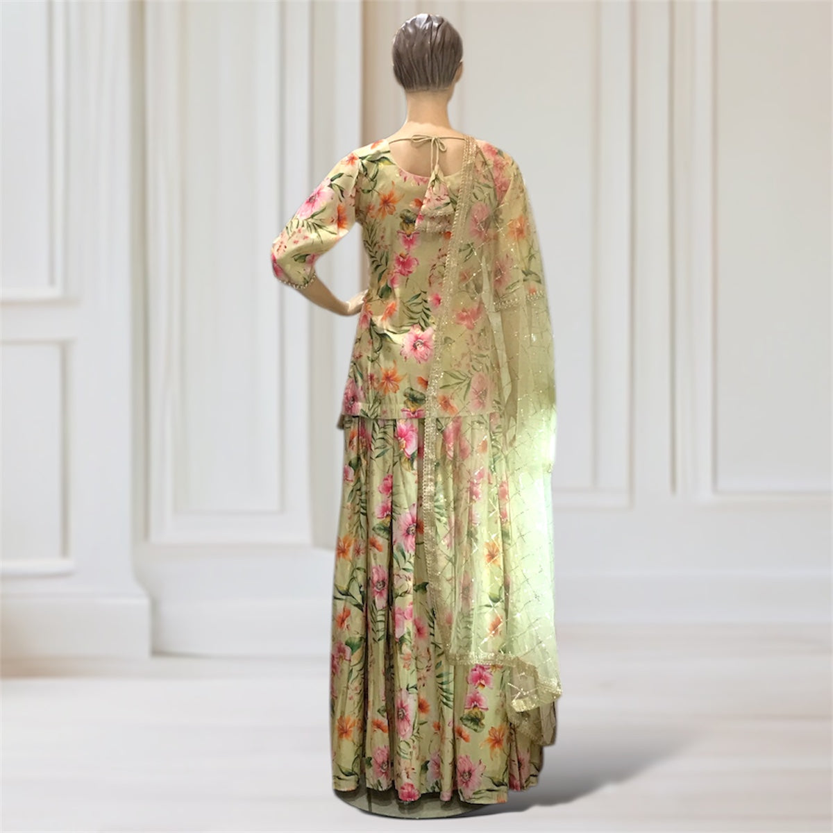 Lehenga + Choli + Scarf