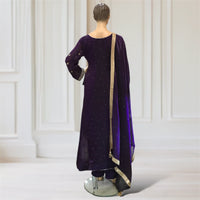 Gown + Kurta + Trouser + Scarf