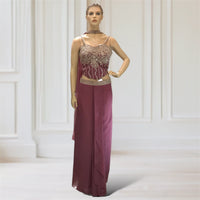 Corset + Drape skirt + Scarf