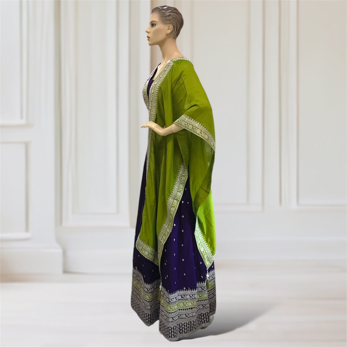 Lehenga + Choli + Scarf