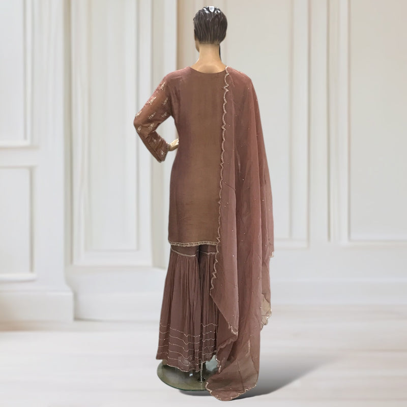 Kurta + Garara + scarf