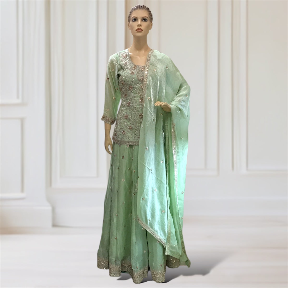 Lehenga + Kurta + Scarf
