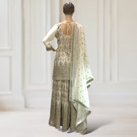 Kurta + Lehenga + Scarf