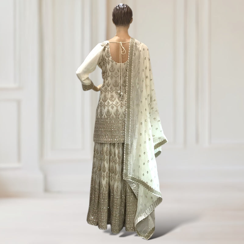 Kurta + Lehenga + Scarf