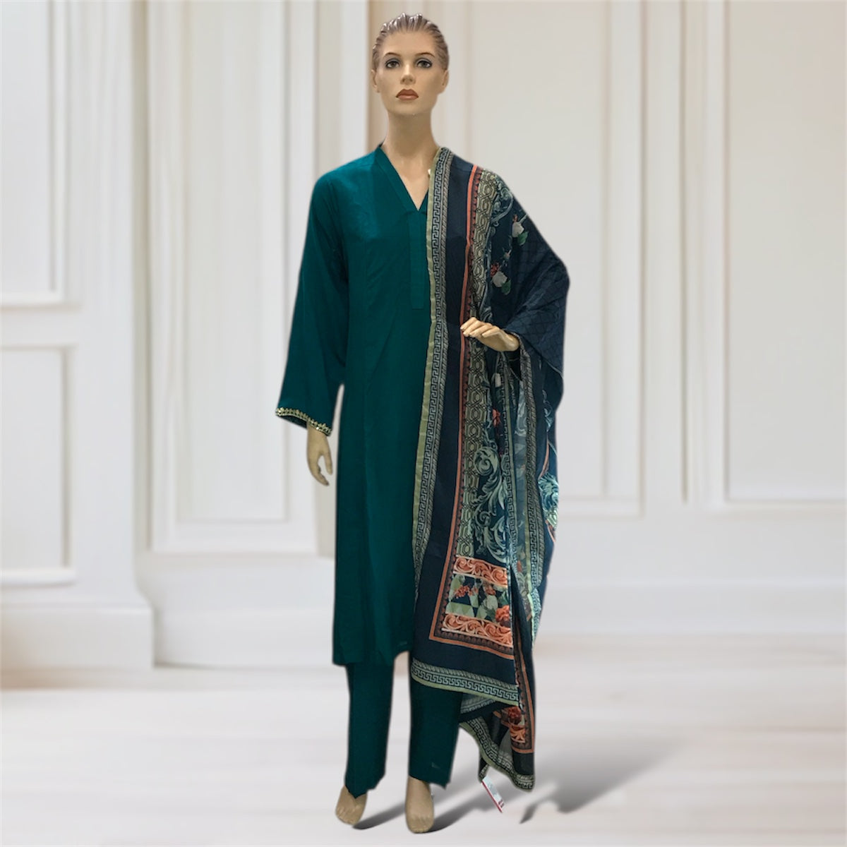 Kurta + Trouser + Scarf