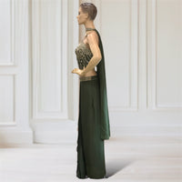 Corset + Drape skirt + Scarf