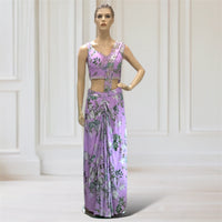 Choli + Drape Skirt Attached Scarf