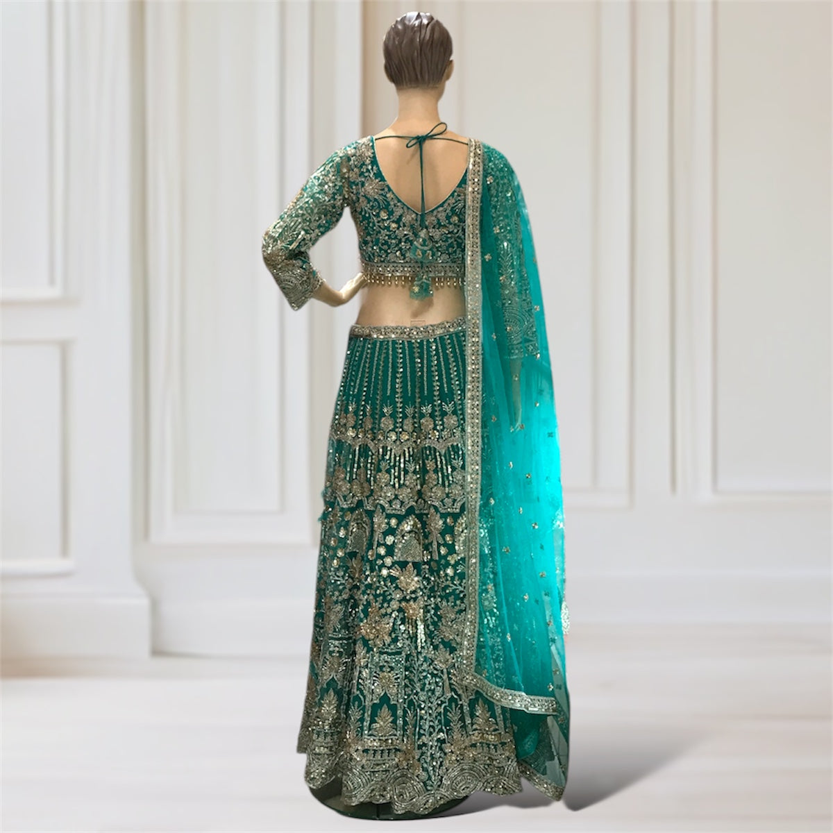 Lehenga + Choli + Scarf