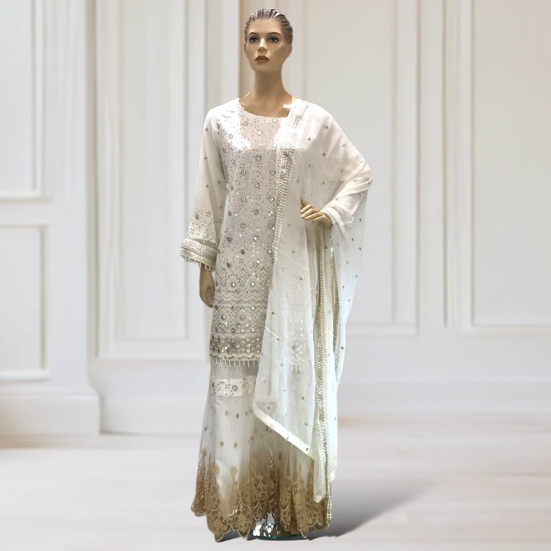Kurta + Garara + Scarf