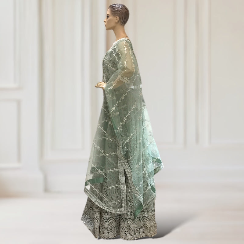 Lehenga + Choli + Scarf