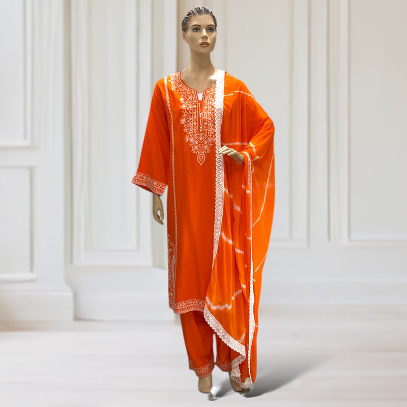 Kurta + Trouser + Scarf