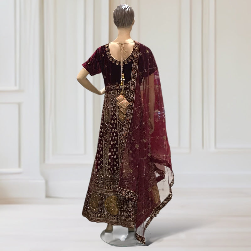 Gown + Scarf