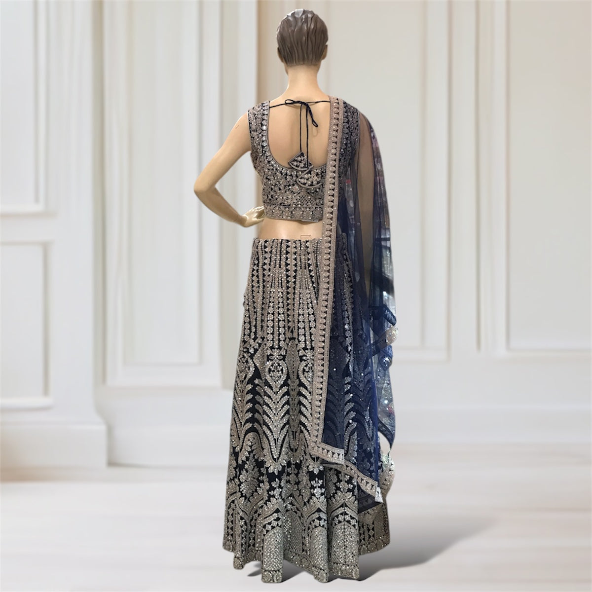 Lehenga + Choli + Scarf