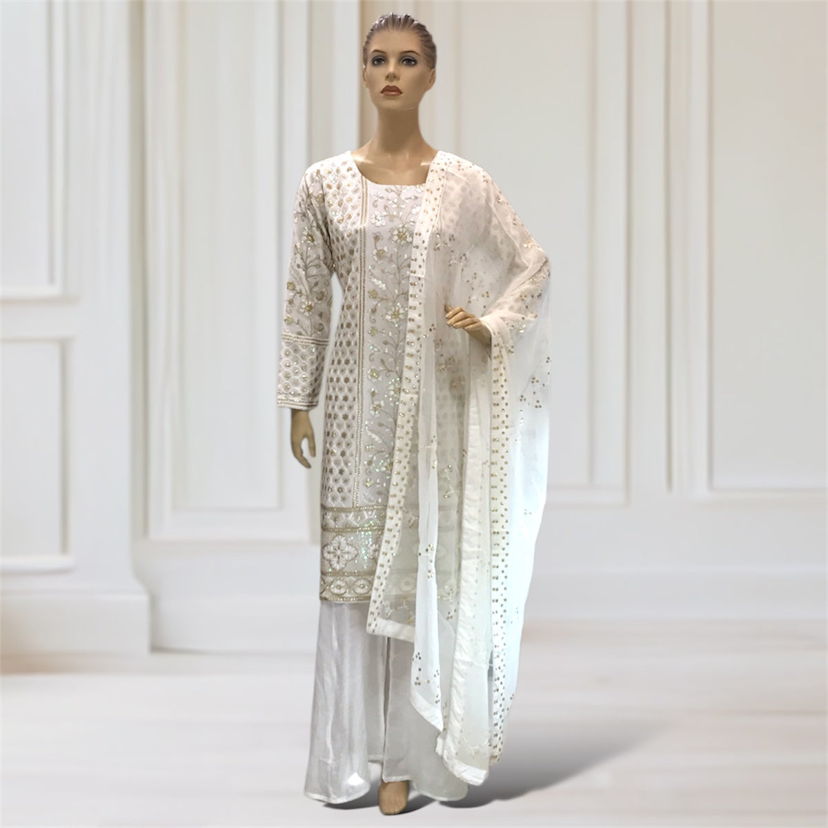 Kurta + Trouser + Scarf