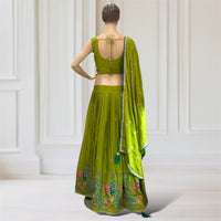 Lehenga + Choli + Scarf