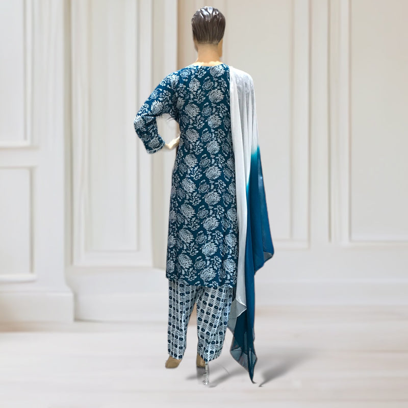 Kurta + Trouser + Scarf