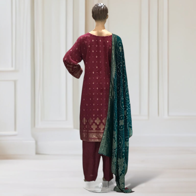 Kurta + Trouser + Scarf