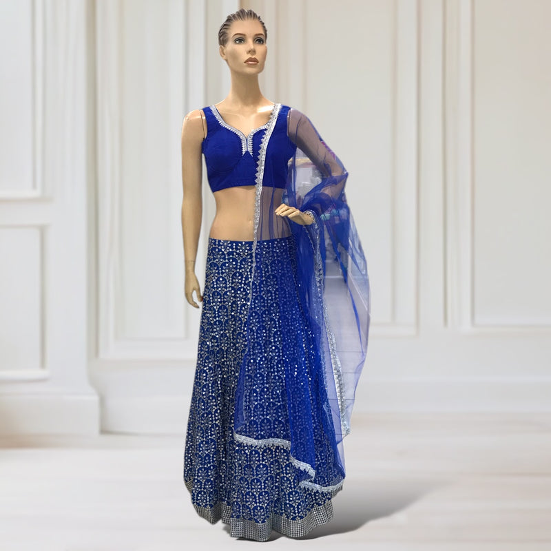Lehenga + Choli + scarf