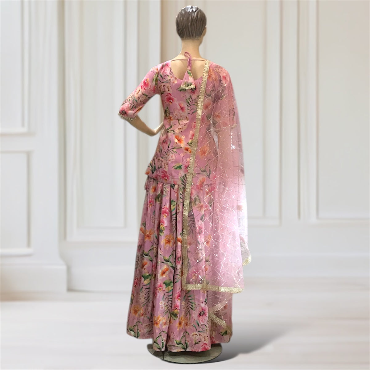 Lehenga + Choli + Scarf